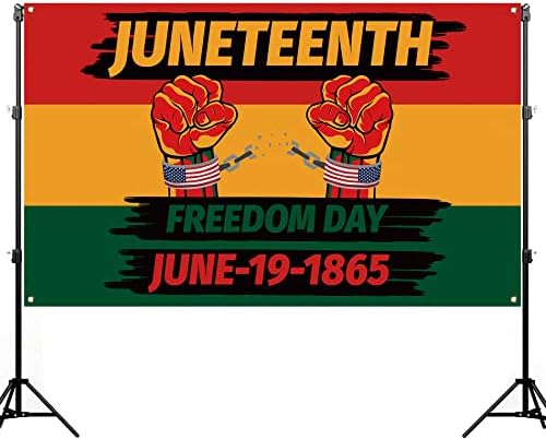 Девятнадцатое юни Фон за Фотобудки афро-американец на 19 юни 1865 Г., на Честването на Деня на Независимостта и Свободата На Закрито, На Открито и Вечерни Стенни Тапети Декорации