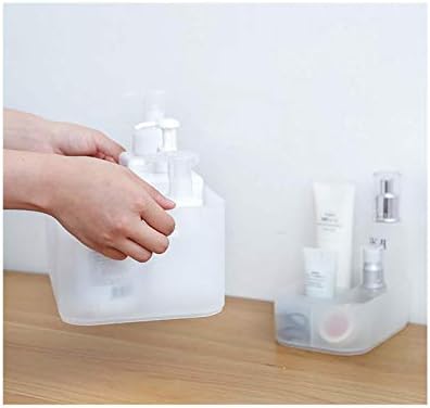 Органайзер за грим, Разделител козметика-6 Размери Козметични тава за тоалетни принадлежности в Банята -Многоцелеви Прозрачна Пластмасова Кутия за съхранение на бижута, кухненски джаджи и офис аксесоари
