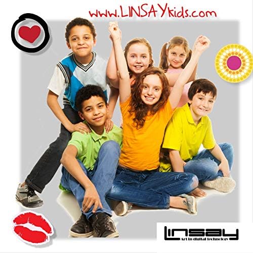 LINSAY 7 Детски забавен таблет с HD екран, четириядрен комплект с кутия Red Kids Defender, ультразащитная камера, най-новата операционна система Android, с хиляди безплатни приложения за деца. Сертифициран Google