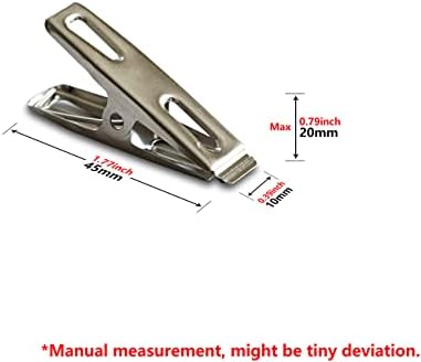XJhoma Многофункционална клечки за дрехи от Неръждаема Стомана, Телена Скоба за Градинска кухня Размер [A, 45x10x20 мм, 6 бр.]