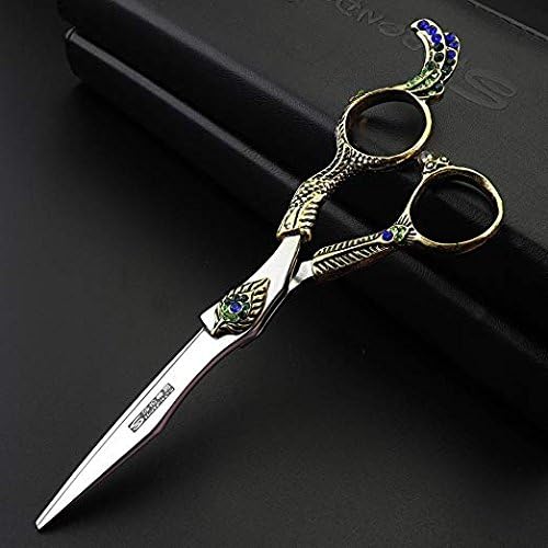 6-инчов комплект ножици за коса уникален стил фризьорски ножици за рязане и ножица за изтъняване на