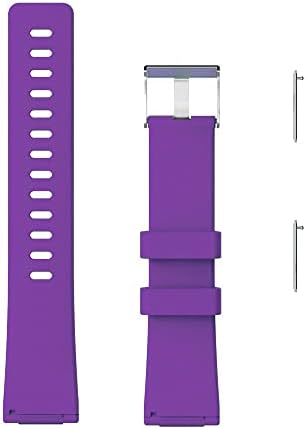 Взаимозаменяеми каишка navor, Аксесоари за гривни, Съвместими с Fitbit Versa 2/Fitbit Versa/Versa Lite/Versa SE-Само на каишка за часовник [Голям]