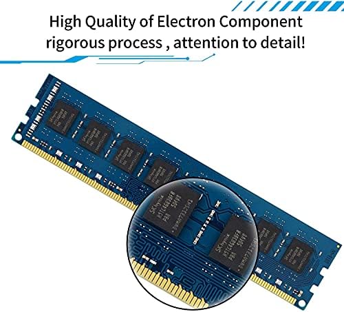 Kuesuny 16GB Kit (8GBX2) DDR3L-1600 Udimm, PC3L-12800/PC3L-12800U 8GB CL11 240 Пин 2RX8 Двустепенна Без ECC, Без буфериране 1,35 В /1,5 за Обновяване На модул оперативна памет настолен компютър