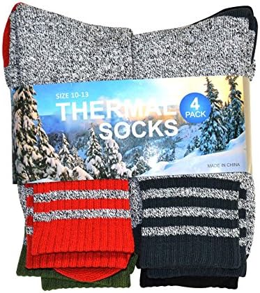 Еко Приятелски Тежки Рециклирани Памучни Зимни Минерални Чорапи за Обувки Multi Pair за Жени И Мъже