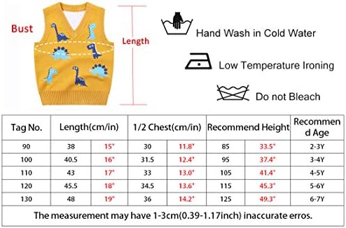 Честит Череша Унисекс Детски Вязаный Жилетка Мультяшные Пуловери, Жилетки