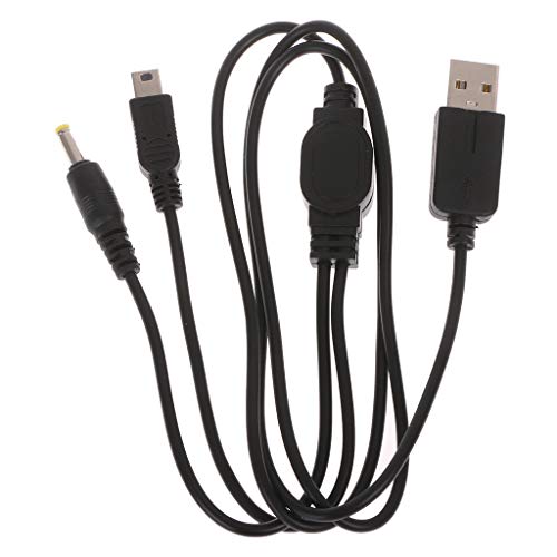 BIlinli Кабел за Данни Зарядно 2 в 1 USB Кабел за зареждане на Данни за Игрова конзола Sony PSP 3000 C