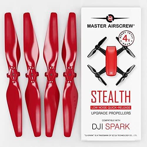 Витла, Master Airscrew Stealth за DJI Spark - Черен, 4 бр.