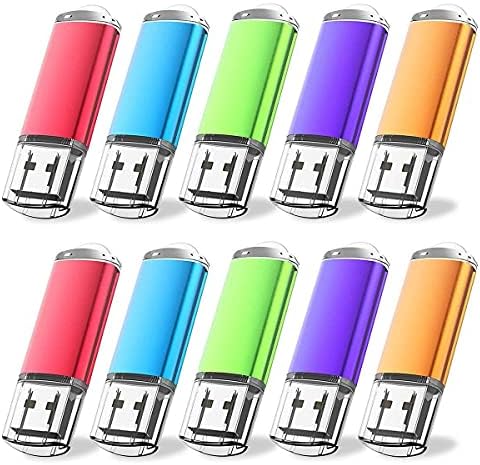 (10 бр) Метален USB флаш памет Memory Stick Pen Drive U Диск, 16 MB, 64 MB, 1 GB, 32 GB ЛОТ (10X32 GB)