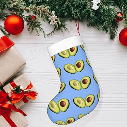 Коледни Чорапи Augenstern С Авокадо Във Формата На Сърце, Двустранни Чорапи За Окачване На Камина.