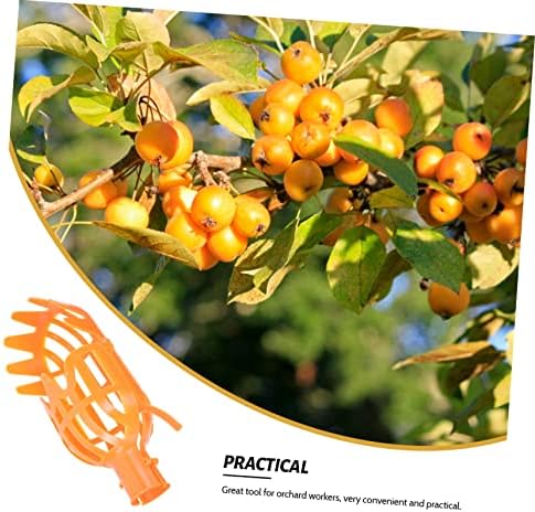 Cabilock 3шт Въздушен Колектор Плодове Инструмент за събиране на плодове от портокалово дърво, Стълб За събиране на Портокали Стълб За събиране на Грейпфрути Устройство За събиране на селскостопански инструменти, Устройство