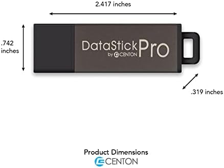 Флаш памет Centon DataStick Pro 16GB USB 2.0 x 100, Сив