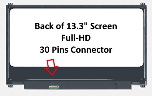 Fullcom Нов 13.3-инчов IPS Full-HD Лаптоп С led LCD-заместител на екрана/панел, Съвместим с INSPIRON 13 7352