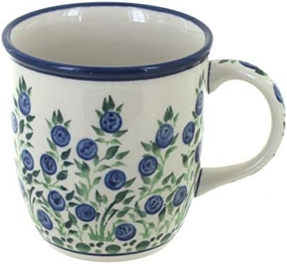 Синята Роза Полска Керамика На Atlas Обичайната Чаша Кафе