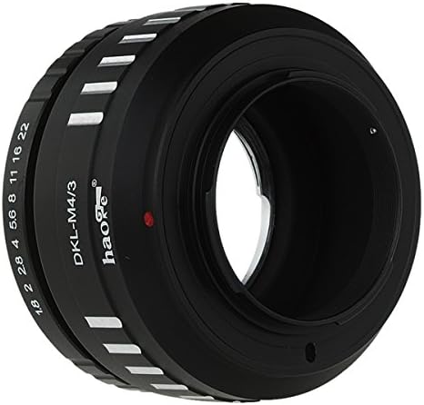 Адаптер за закрепване на обектива Haoge за обектив Voigtlander Retina DKL с прикрепен към камера Micro Four Thirds System M4/3 M43