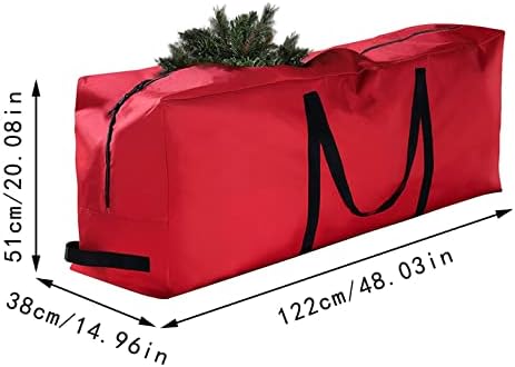 Кутия за съхранение на Коледната украса, за по-лесно обличане Венец на дърво и от него, Прозрачен Органайзер Голям Размер, Чанта за съхранение на Насекоми, Качествено Платно