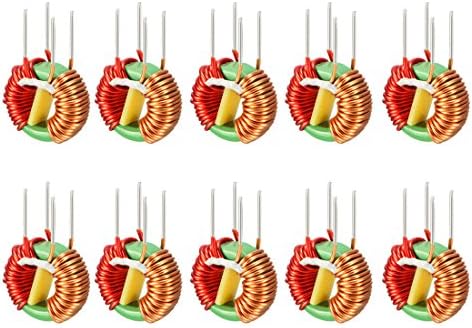 uxcell 10шт Оттичане Toroidal Магнитен Индуктор Монослойный Проводник С Намоткой на 2mH 5A Макара Индуктивност