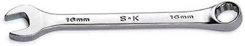 Набор от комбинирани ключове SK Professional Tools 86255 от 15 теми с 12 точки Дробна обичайната дължина - SuperKrome Finish, Комплект от 15 хромированных ключове Производство на САЩ