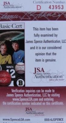 Преподобният Ал Шарптон подписа Официален Договор с JSA на Мейджър лийг Бейзбол - Бейзболни топки с Автографи