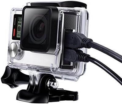 Защитен калъф Suptig Калъф за зареждане С възможност за свързване на кабели Каркасный Защитен Страничната Открит Корпус калъф е Съвместим с камера GoPro Hero 4 Hero 3 + Hero 3