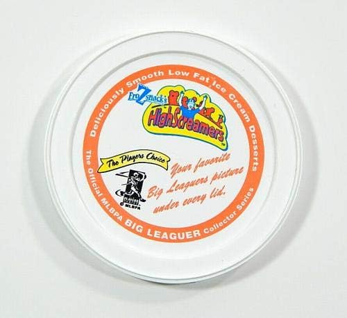 Лот (42) 1999 Frozsnacks Ben Grieve покритие за сладолед Orange High Screamers - Бейзболни картички