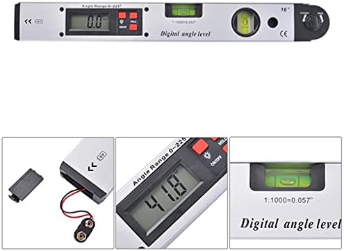 N/A 0 ~ 225 градуса LCD цифров Угломер Ниво Транспортир Инклинометр Измерване на Ъгъла на Алкохолна Човекът Сензор С чанта