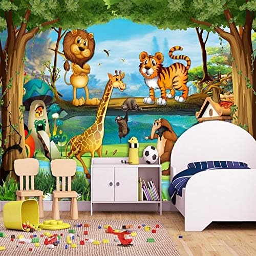 HGFHGD 3D Фреска, Детска Стая, Спалня Красив Карикатура на Горското Животно Рай за Декорация на Стените Детски Тапети ролка Стенни Живопис