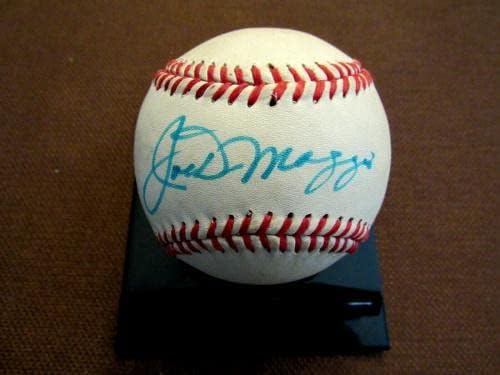 Джо Ди Маджо Ню Йорк Янкис Копито е Подписал Писмо Auto Vtg Wilson Ol Baseball Jsa - Бейзболни топки с автографи