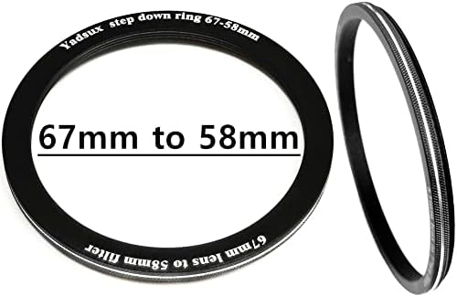 Преходни пръстен с по-ниско от 67 до 58 мм обектив 67 mm до филтъра 58 мм (от 67 mm до 58 мм)