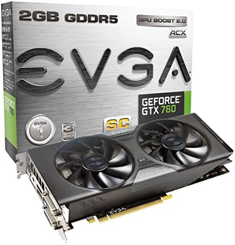 Evga Geforce Gtx 760 с суперклокированным процесор с охладител Evga Acx; честота: 1072 Mhz; Честотата на печалба: 10 - От Mike - Дпс. Клас: Аудио / Видео / изходни Устройства / видео карти