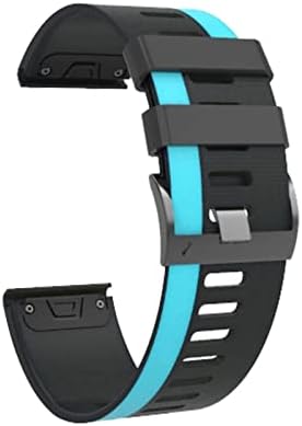 CZKE Спортен Силиконов каишка за часовник Наручный каишка за Garmin Fenix 6X6 Pro 5X5 Plus 3 HR Smartwatch 22-26 мм EasyFit Быстроразъемный гривна