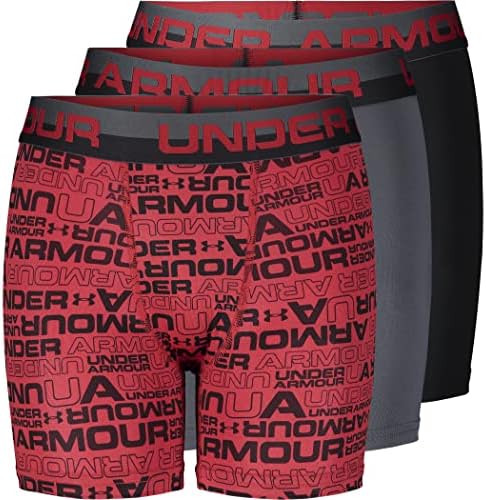 Боксови шорти за момчета Under Armour Big 3 Performance Pack