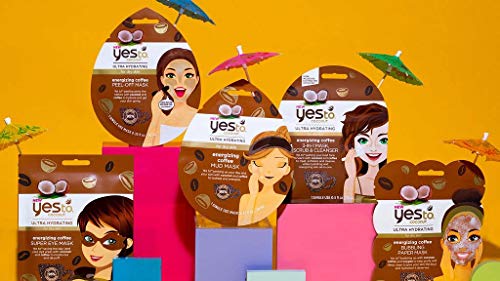 Yes To Coconut Ультраувлажняющая Засилването на Кафе Отшелушивающая маска За суха кожа Yes To кокосов орех, Кокос и кафе, За да се хидратират и да се придаде енергия на кожата, 1 Опаковка