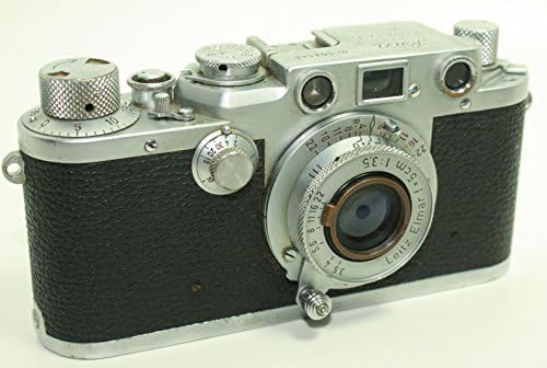 Филмов фотоапарат Leica IIIf Ernst Leitz Wetzlar Сериен номер 598727 с футляром за ръководството на потребителя