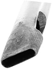 Уплътнение за колан от пластмаса, кожа, X-DREE, инструмент за пробиване на дупки 3 мм x 10 мм (Herramienta de cortador de perforación de orificios huecos de cuero de plástico 3 мм x 10 мм