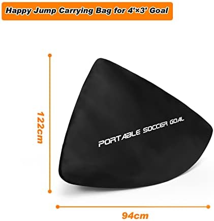 Чанта за носене Happy Jump за футболни врата с размер 4 x 3 инча (B08CBS58TG и B0BTDCSWHK)