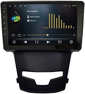 Андроид 10 Авторадио Автомобилната Навигация Стерео Мултимедиен плейър GPS радио 2.5 D Сензорен екран за Sangyong korando 2013-2017 Восьмиядерный 3 GB оперативна памет И 32 GB ROM (CarPlay / Android Auto)