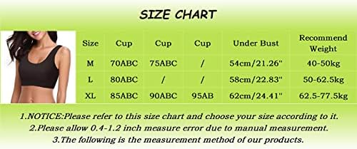 WYBAXZ Поддържащи сутиени за жени, Лифтинг, Без костилка, Ултратънък сутиен Ice Silk, Комфортен сутиен, Безшевни Сутиен за спорт, за Всеки ден, сутиен за йога с подвижна подплата на гърдите, сутиени Comfort Lift за