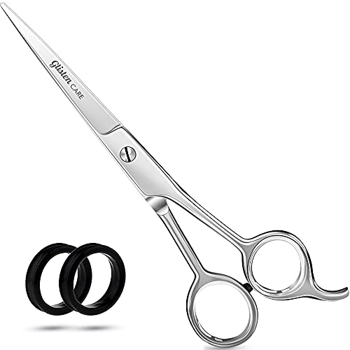 Ножица За Подстригване на Коса Glisten Care Професионални Фризьорски Ножици за Подстригване от Неръждаема Стомана за Купето, Мъже, Жени и Деца 6,5 инча