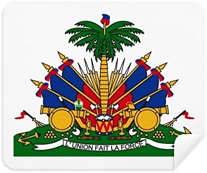 Хаити Северна Америка Национална Емблема Плат За Почистване на Екрана за Пречистване на 2 елемента Замшевой Тъкан