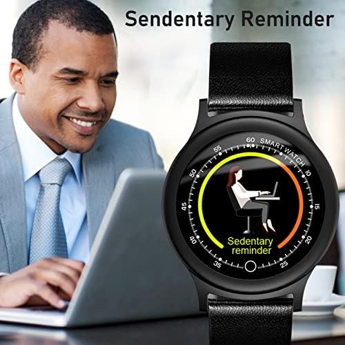 Смарт часовници за Android и iOS, с дълъг живот на батерията и водоустойчиви смарт часовник IP68, Часове за работа с Персонален помощник с Пълноцветен Сензорен екран, Отслеживающим Честотата на пулса, Крачкомер, Монитор