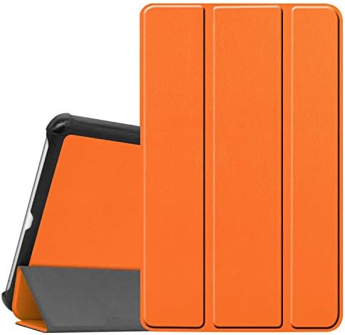 Калъф Gylint за LG G Pad 5 10,1, умен калъф Trifold Stand, Тънък, Лек калъф за таблет LG G Pad 5 10,1 инча 2019 година на издаване, Модел LM-T600L, T600L Оранжево