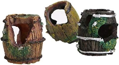Декорация на аквариума, Украса от Кух дънер на дърво, използвано за Подслон на животни и Укриване на скалните украса в Подводния свят, Мини-Пещера от Безцветна смола 3