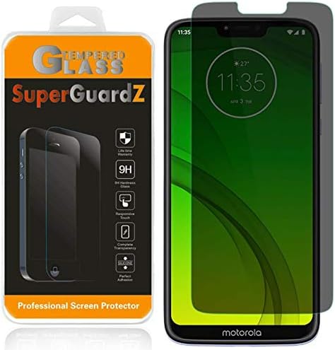 за Motorola Moto G7 Plus Защитен слой от закалено стъкло [Защита от шпионски], SuperGuardZ, защита от драскотини 9H, защита от мехури [Доживотна подмяна]