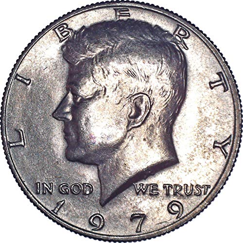 1979 Кенеди Полдоллара 50 цента На Около необращенном формата на