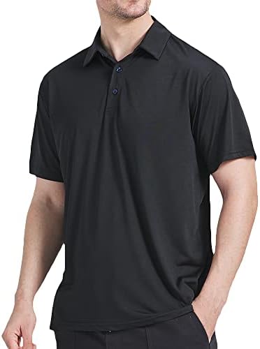 3 Опаковане на Ризи с къси ръкави за Мъже Dry Fit Performance с Къс Ръкав за Голф, Поло