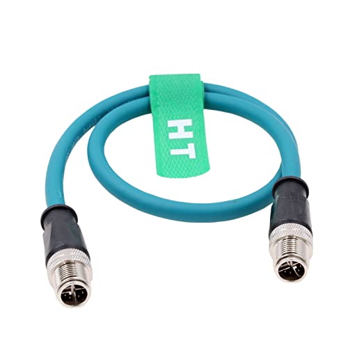 Ethernet кабел Cat6 с 8-полюсным X-кодиране HangTon M12 с 8-Полюсным X-Кодирането за промишлена сензорна камера Cognex (5)