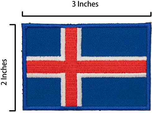 Военна нашивка A-ONE НАТО в нашивке + Нашивка с флага Исландия, Емблемата на Военна форма, Нашивка-Икона за Военна форма, Нарукавная превръзка е № 065+ 424