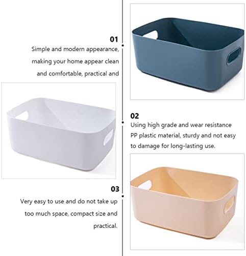 Alipis 6 опаковки Пластмасов шкаф Органайзер за бельо Пластмасови кутии Организаторите Малка прозрачна кутия за съхранение на Гардероб