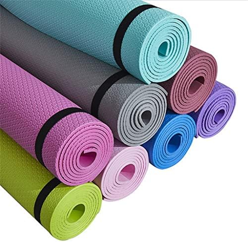 Килимче за йога KJHD Противоскользящий спортен тампон за фитнес от плътна пяна EVA Comfort килимче за Йога упражнения за Фитнес килимче за йога (Цвят: B размер: 173x61 см)