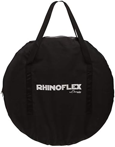 Спортна гънка за лакросса Champion: Преносим гънка на врата Rhino Flex за лакросса - Всепогодная гънка с утяжелителями, тояги и чанта за носене - на мъжките и женските размери